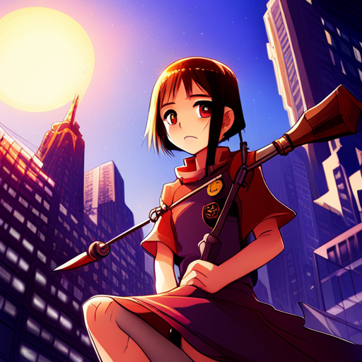 vibrant colors, dynamic composition, exaggerated proportions, stylized characters, manga, Japanese animation, manga artists, manga style, cel shading, kawaii, chibi, otaku culture, sakuga, katanas, mecha, magical girls, cosplay, Shōnen Jump, Studio Ghibli, Hayao Miyazaki, slice of life, cyberpunk, dystopian future, schoolgirls, kimonos, cherry blossoms, j-pop, kawaii fashion, idol culture, cute mascots, big eyes, action-packed, expressive facial expressions, emotive gestures