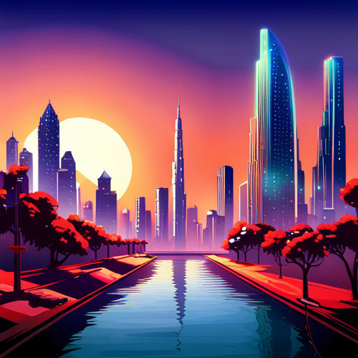 future, sci-fi, cityscape, nature, victory, heroes, cyberpunk, vibrant colors, neon lights, urban jungle, dystopian view, futuristic technology, organic integration, utopian ideals, dynamic composition, contrast between nature and technology, heroic figures, city lights, environmental balance, hope for the future, advanced civilization, rebellion against oppression