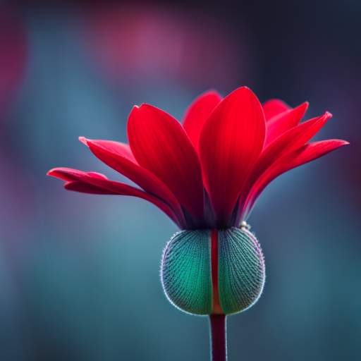 close-up, macro, petals, vibrant red, romantic, nature, detail, contrast, soft focus, bokeh, beauty, elegance