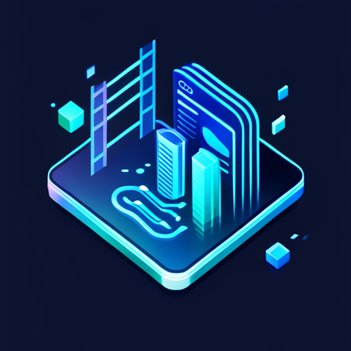 a futuristic artificial intelligence icon, inspired by geometric shapes and neon colors