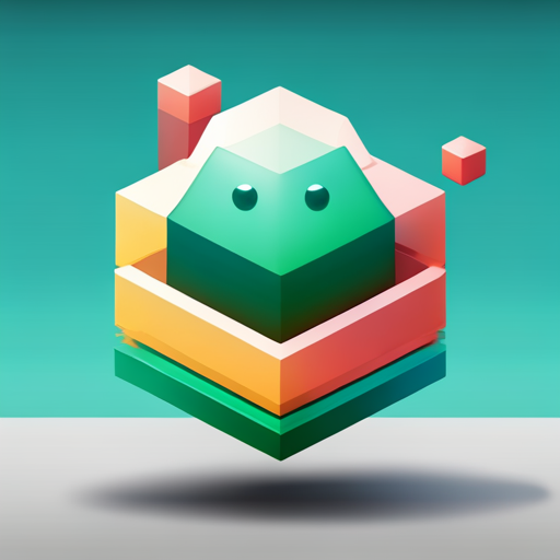 Isometric perspective, plastic texture, bot design, app mascot, low polygon count, geometric shapes, dynamic movement