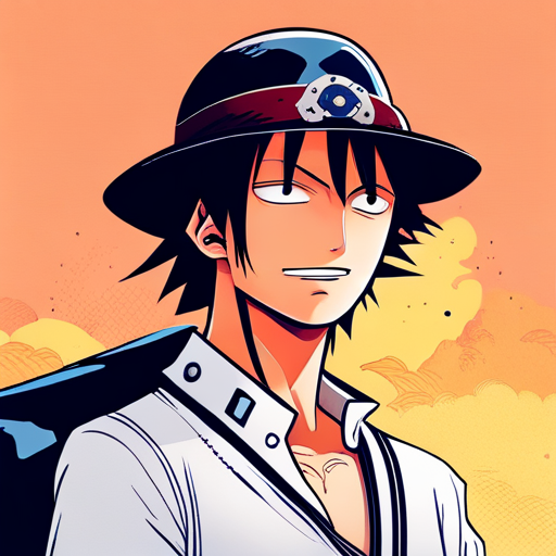 One Piece characters, manga, anime, Shonen Jump, Eiichiro Oda, Japanese style, action-packed, vibrant colors, dynamic poses, pirate theme, sea adventure, Straw Hat Pirates, Monkey D. Luffy, Roronoa Zoro, Nami, Usopp, Sanji, Tony Tony Chopper, Nico Robin, Franky, Brook, Grand Line, Devil Fruits, Haki, epic battles, humor, friendship, determination, exploration, treasure hunt, world-building, marine admirals, Yonko, epic saga, power levels, character development, supernatural abilities, visual storytelling, emotions, honor, loyalty, justice, iconic character designs, intricate costumes, distinct personalities, unique character quirks, childhood dreams, Nakama