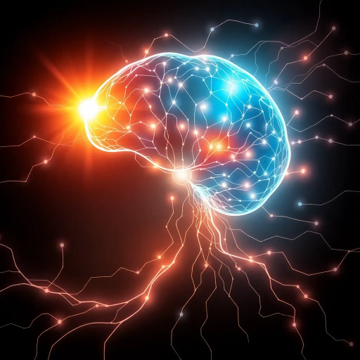 abstract symbolism, minimalist geometry, neural pathways, cognitive networks, ethereal glow, Bauhaus influence, modernist touch, clean lines, simplicity in design, conceptual clarity, monochromatic elegance, rhythmic patterns, sleek finish, futuristic vision, balanced composition, aesthetic harmony, subtle gradients, innovative forms, digital synthesis, harmonious proportion, light mode aesthetics, thought-provoking motifs, contemporary abstraction, soft illumination, conceptual art