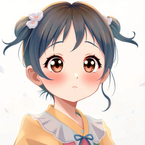 innocent young maiden, charming elegance, ethereal glow, inspired by Yoshitaka Amano, whimsical fantasy, serene ambiance, soft pastel hues, delicate brushwork, intricate lace textures, dreamlike scene, luminous lighting, gentle perspective, emotional warmth, magical atmosphere, fairy tale influences, graceful pose, art nouveau curves, enchanting forest backdrop, mythical creatures, serene expression